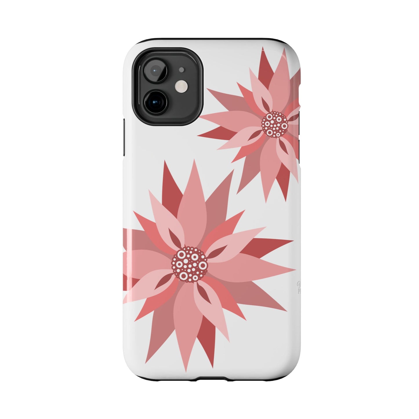 Floral Tough Phone Case – Stylish & Durable Protective Cover for iPhone 11