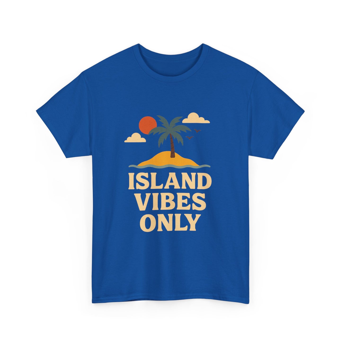 Island Vibes Only Unisex Cotton Tee | Summer Beach T-Shirt