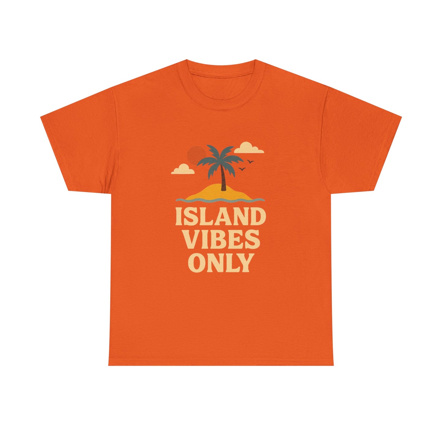 Island Vibes Only Unisex Cotton Tee | Summer Beach T-Shirt