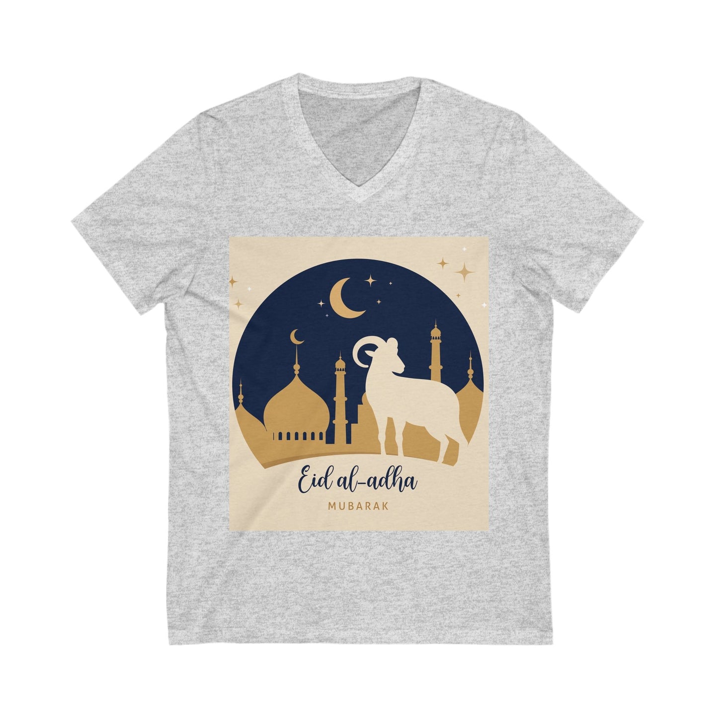 Eid al-Adha Unisex V-Neck T-Shirt – Celebrate in Style