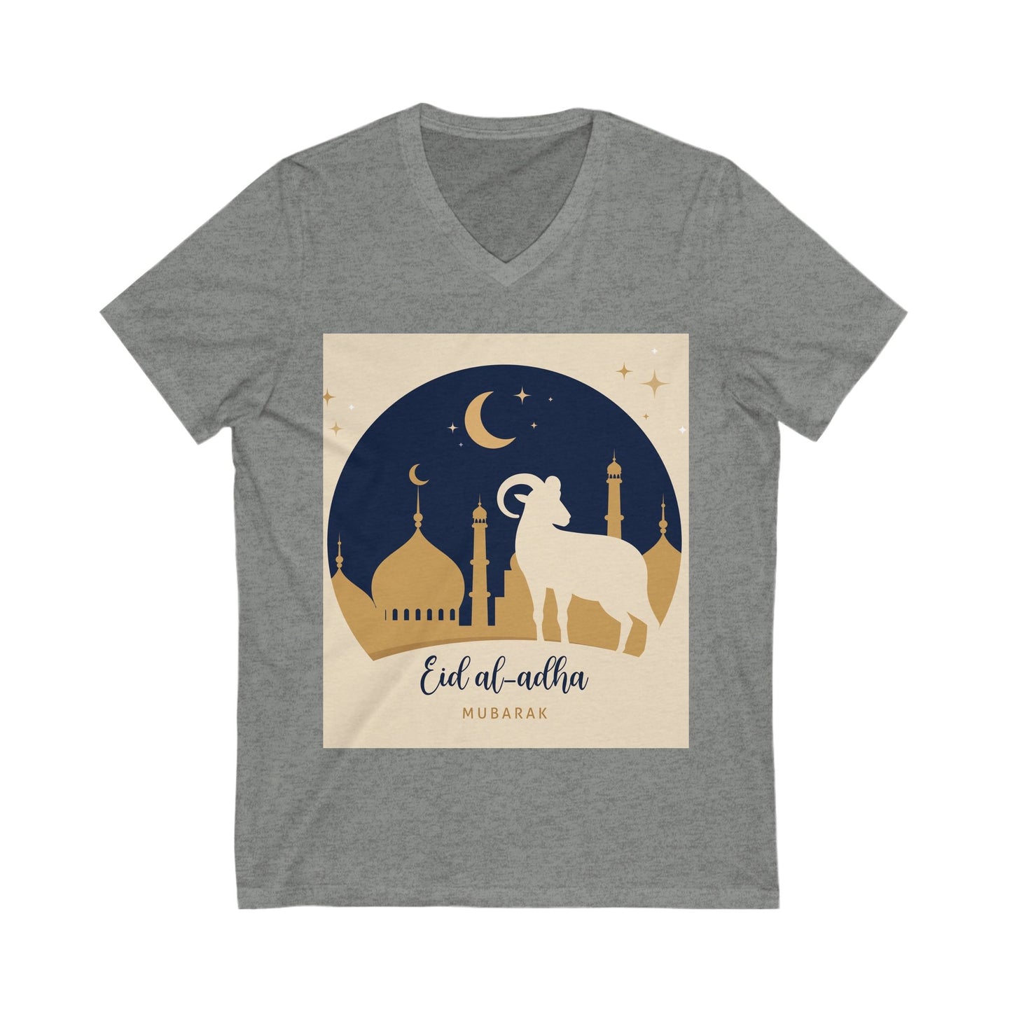 Eid al-Adha Unisex V-Neck T-Shirt – Celebrate in Style