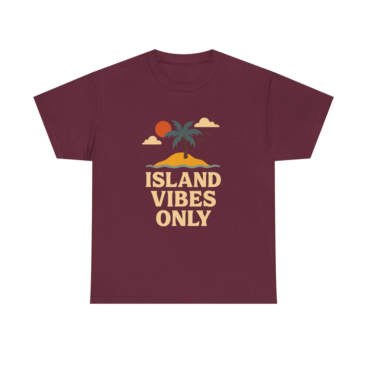 Island Vibes Only Unisex Cotton Tee | Summer Beach T-Shirt