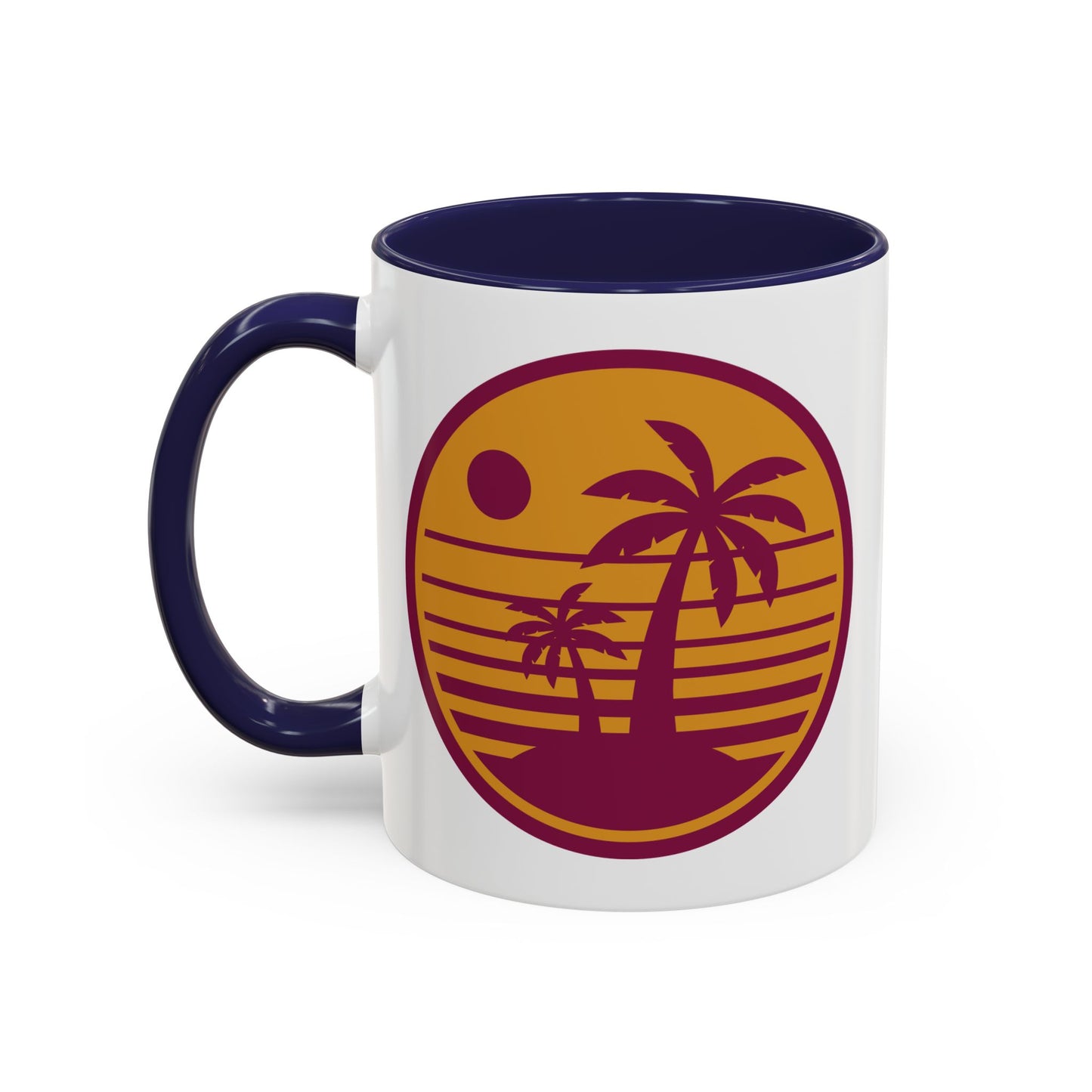 “Palm Tree Sunset Mug – Fritz Turks Digital