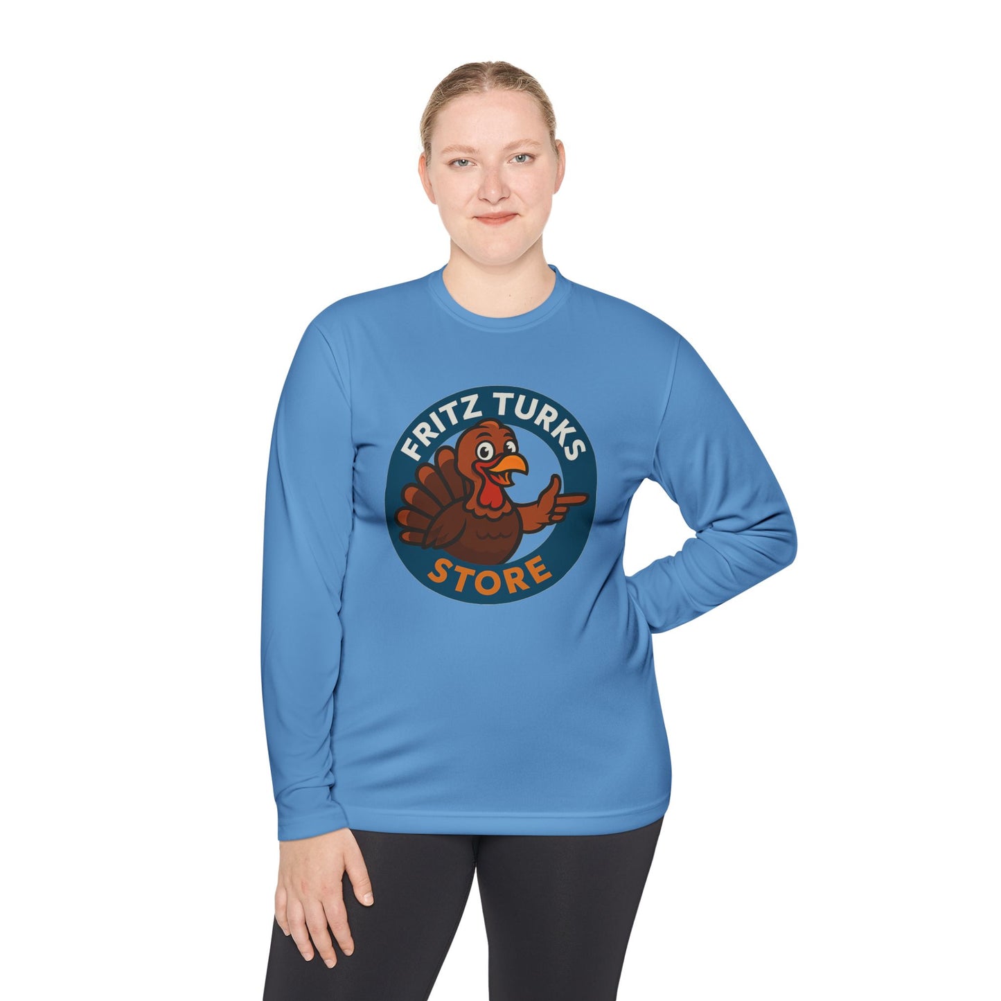 Thanksgiving Unisex Long Sleeve Tee – Fritz Turks Store Logo Casual Holiday Shirt