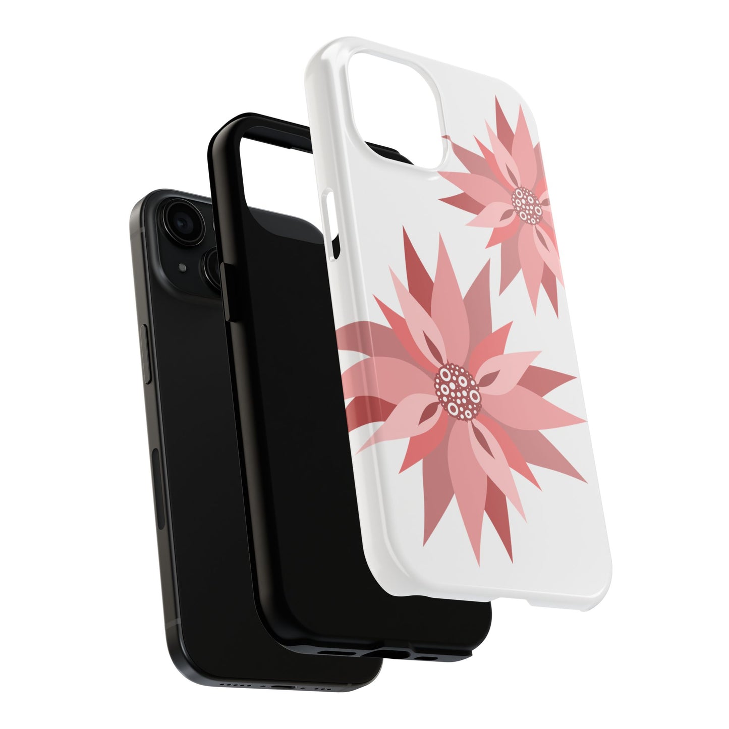 Floral Tough Phone Case – Stylish & Durable Protective Cover for iPhone 11