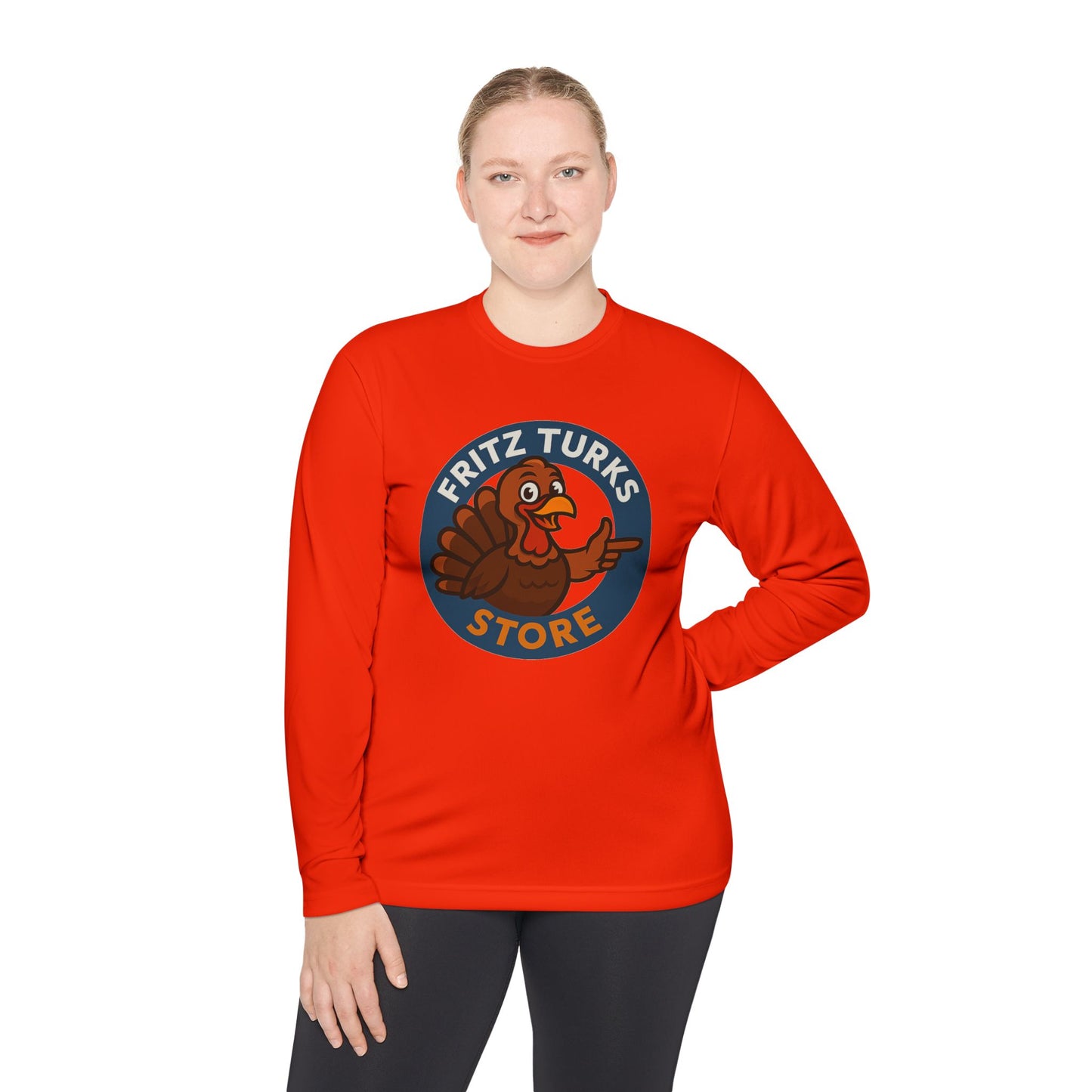 Thanksgiving Unisex Long Sleeve Tee – Fritz Turks Store Logo Casual Holiday Shirt