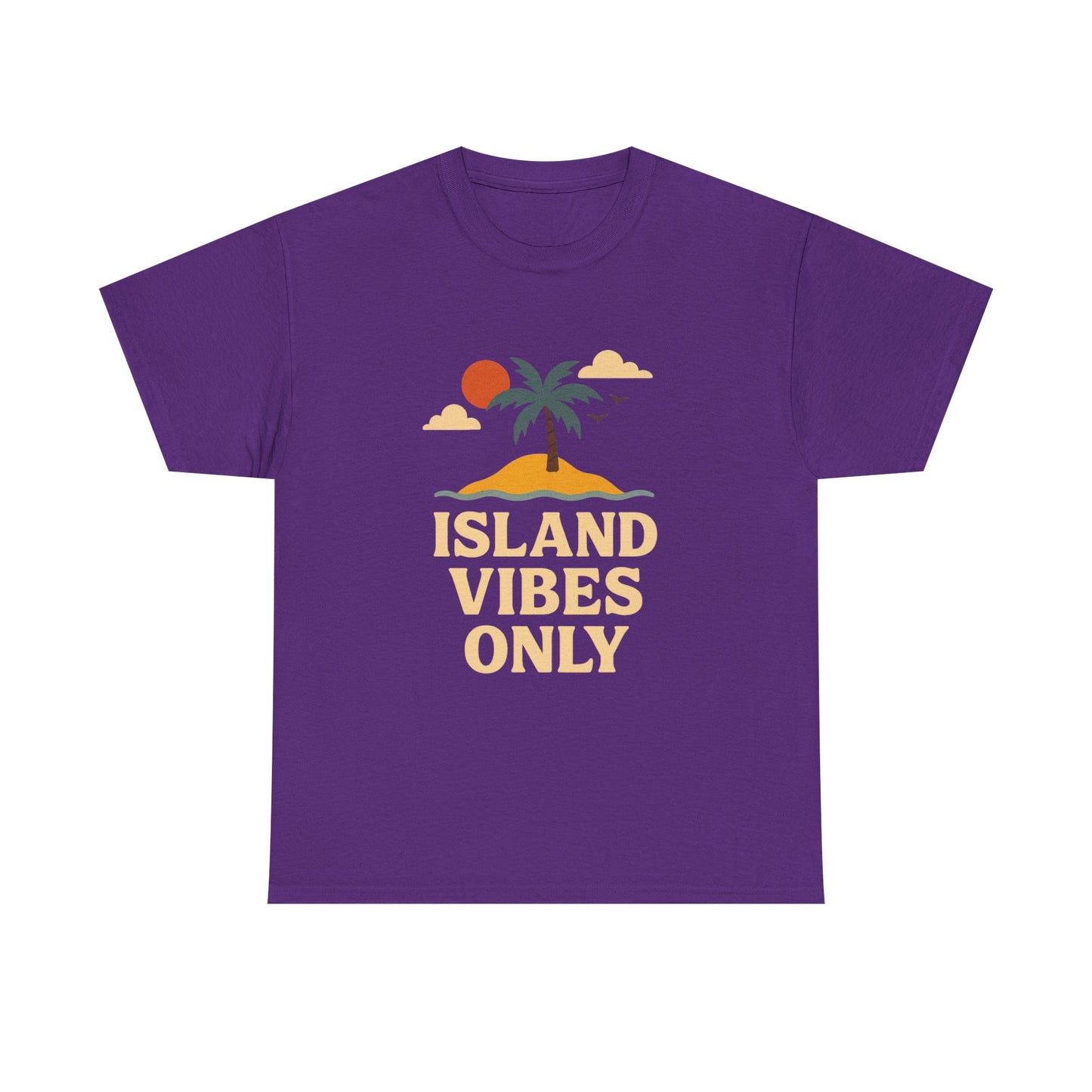 Island Vibes Only Unisex Cotton Tee | Summer Beach T-Shirt