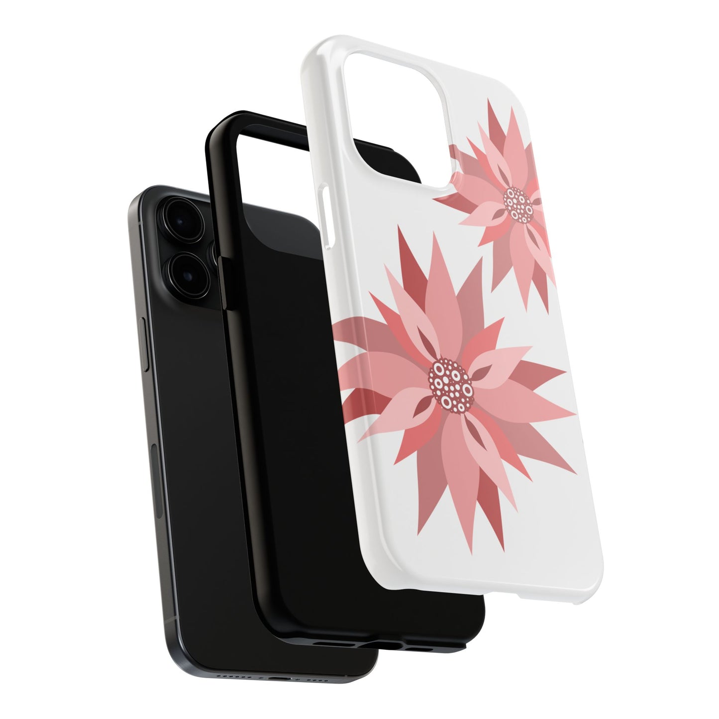 Floral Tough Phone Case – Stylish & Durable Protective Cover for iPhone 11