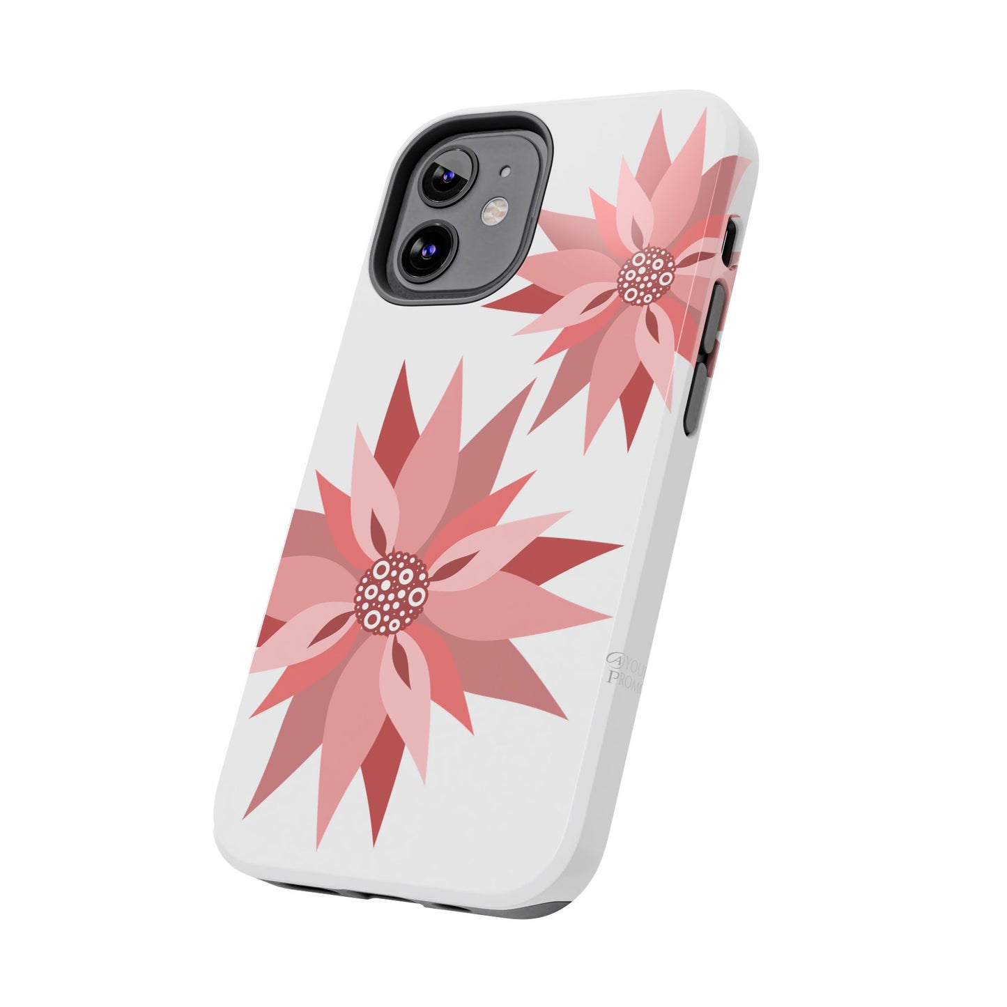 Floral Tough Phone Case – Stylish & Durable Protective Cover for iPhone 11