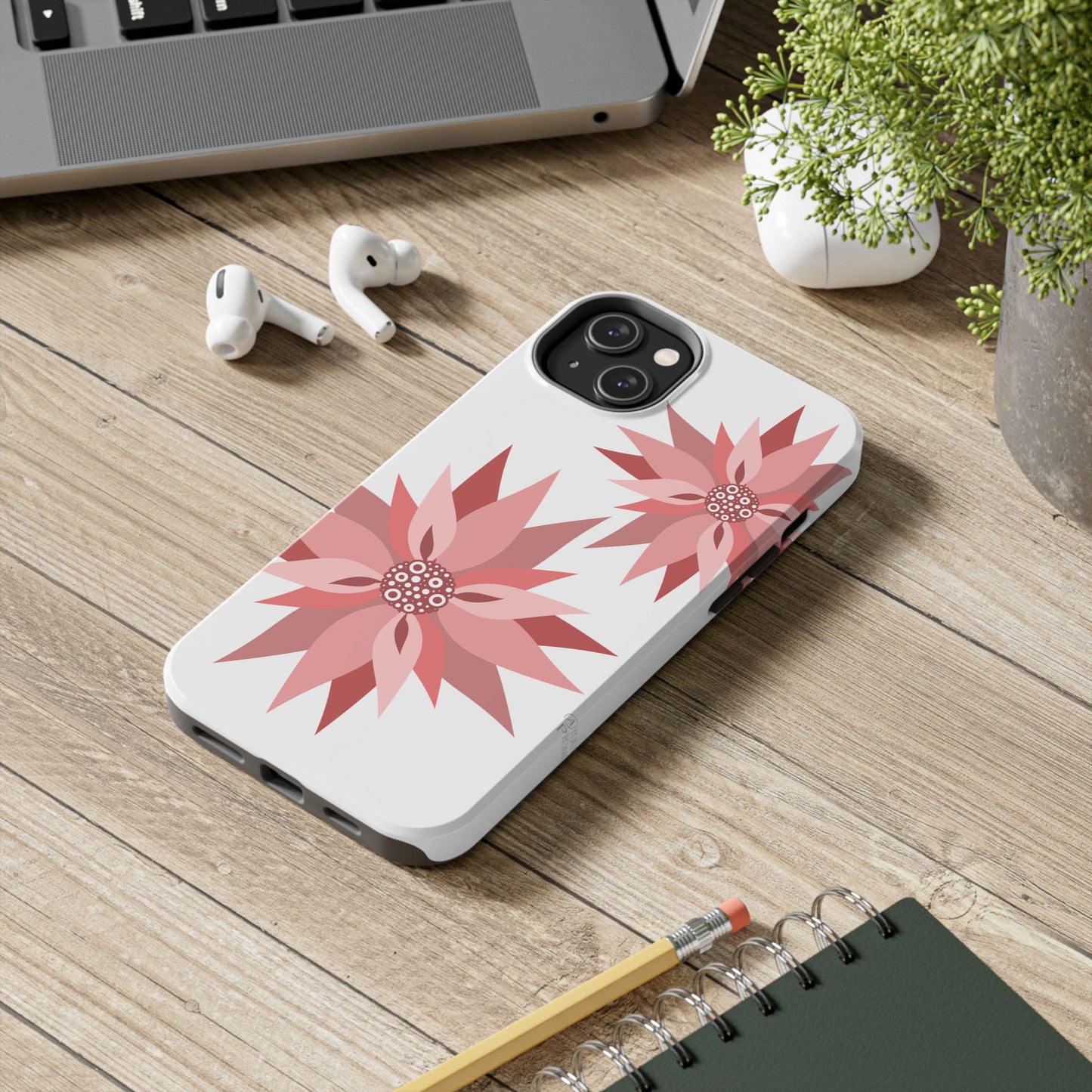 Floral Tough Phone Case – Stylish & Durable Protective Cover for iPhone 11