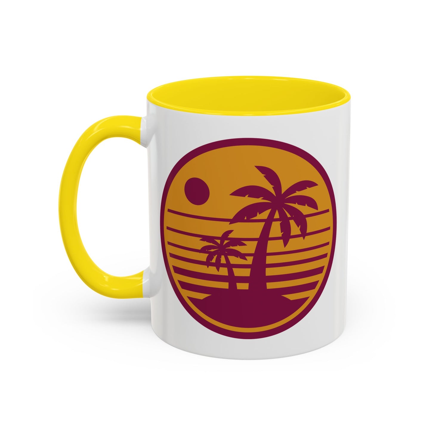 “Palm Tree Sunset Mug – Fritz Turks Digital