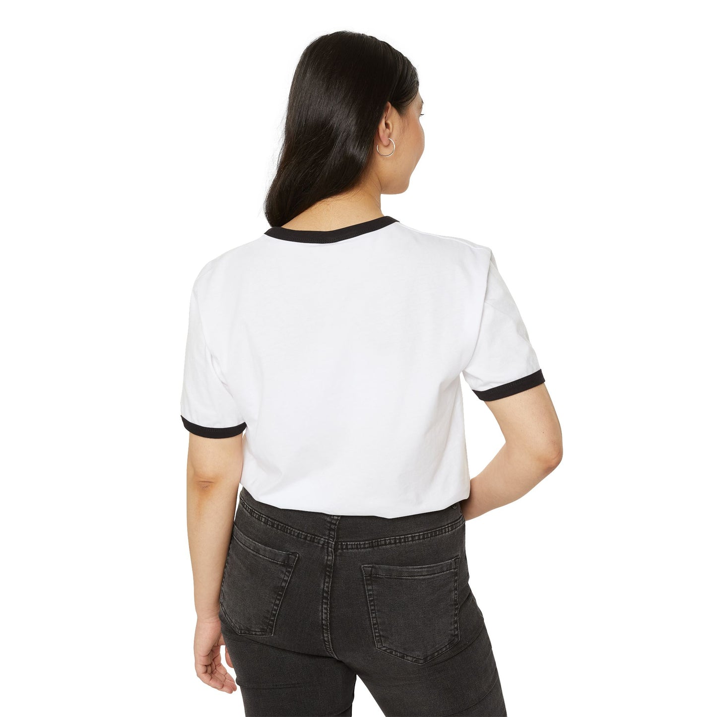 Bold Tiger Ringer Tee – Unisex Cotton Streetwear Style