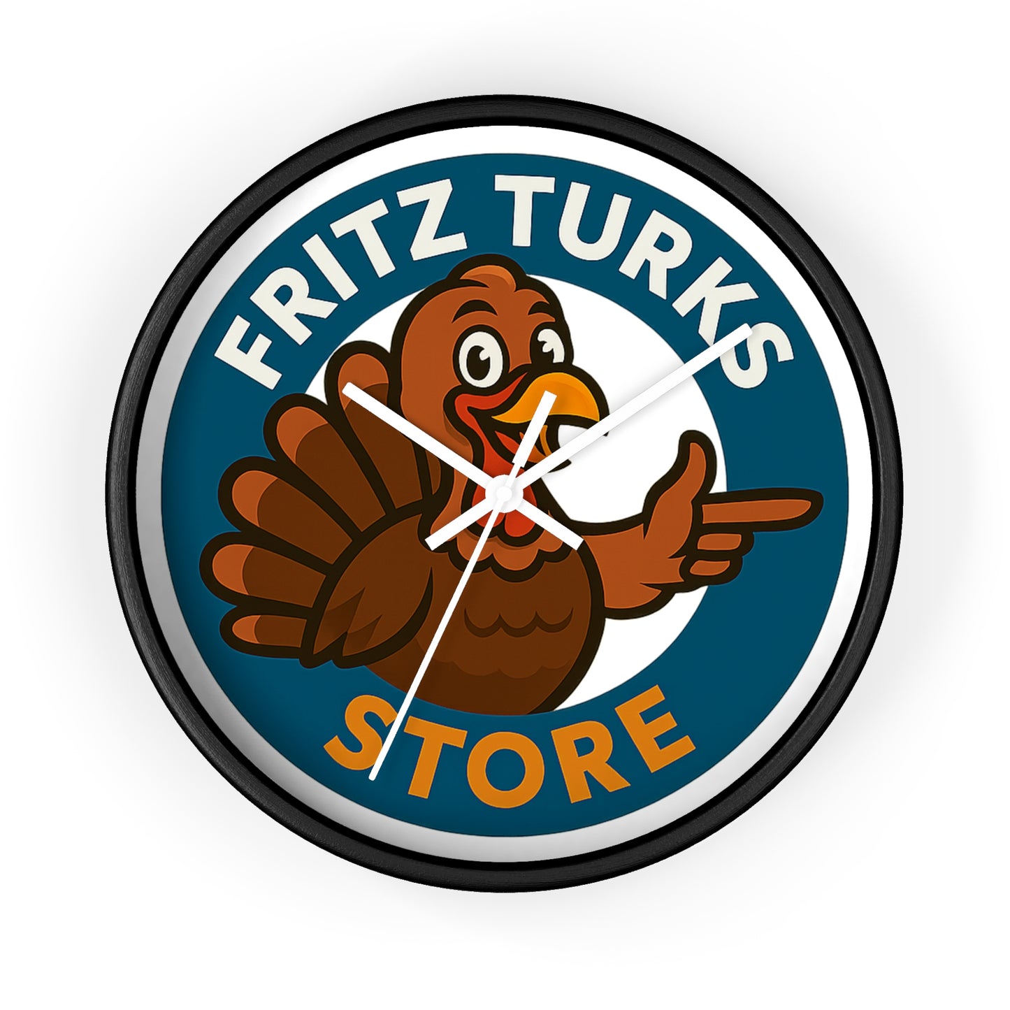 Thanksgiving Turkey Wall Clock – Rustic Holiday Décor | Fritz Turks Store