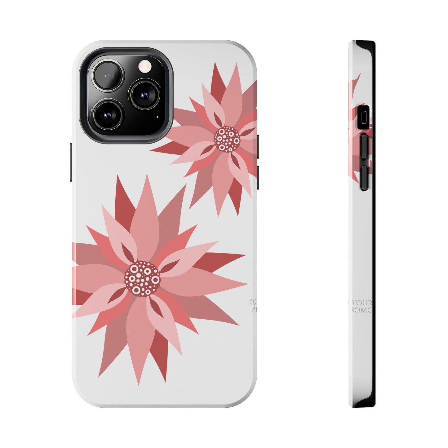 Floral Tough Phone Case – Stylish & Durable Protective Cover for iPhone 11