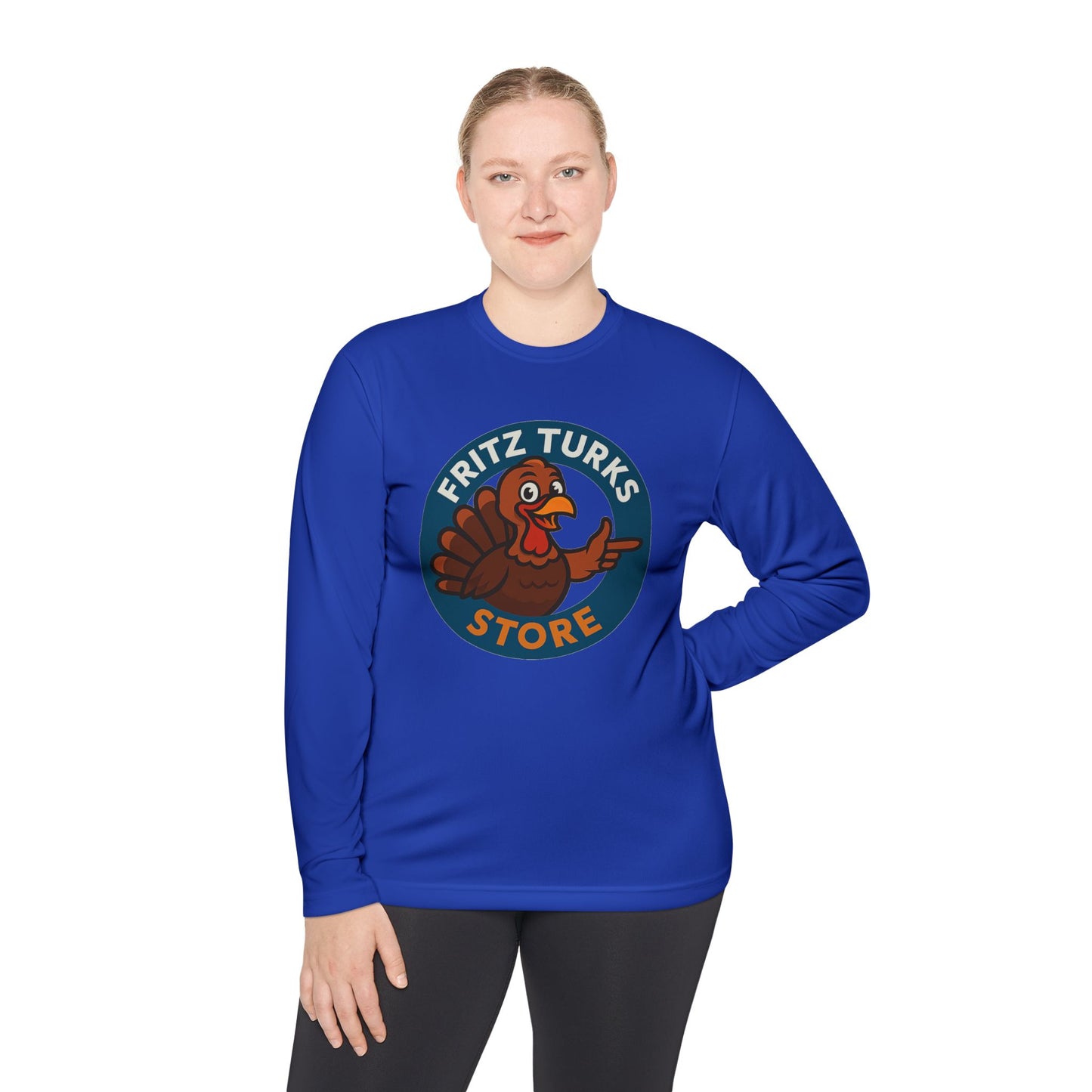 Thanksgiving Unisex Long Sleeve Tee – Fritz Turks Store Logo Casual Holiday Shirt
