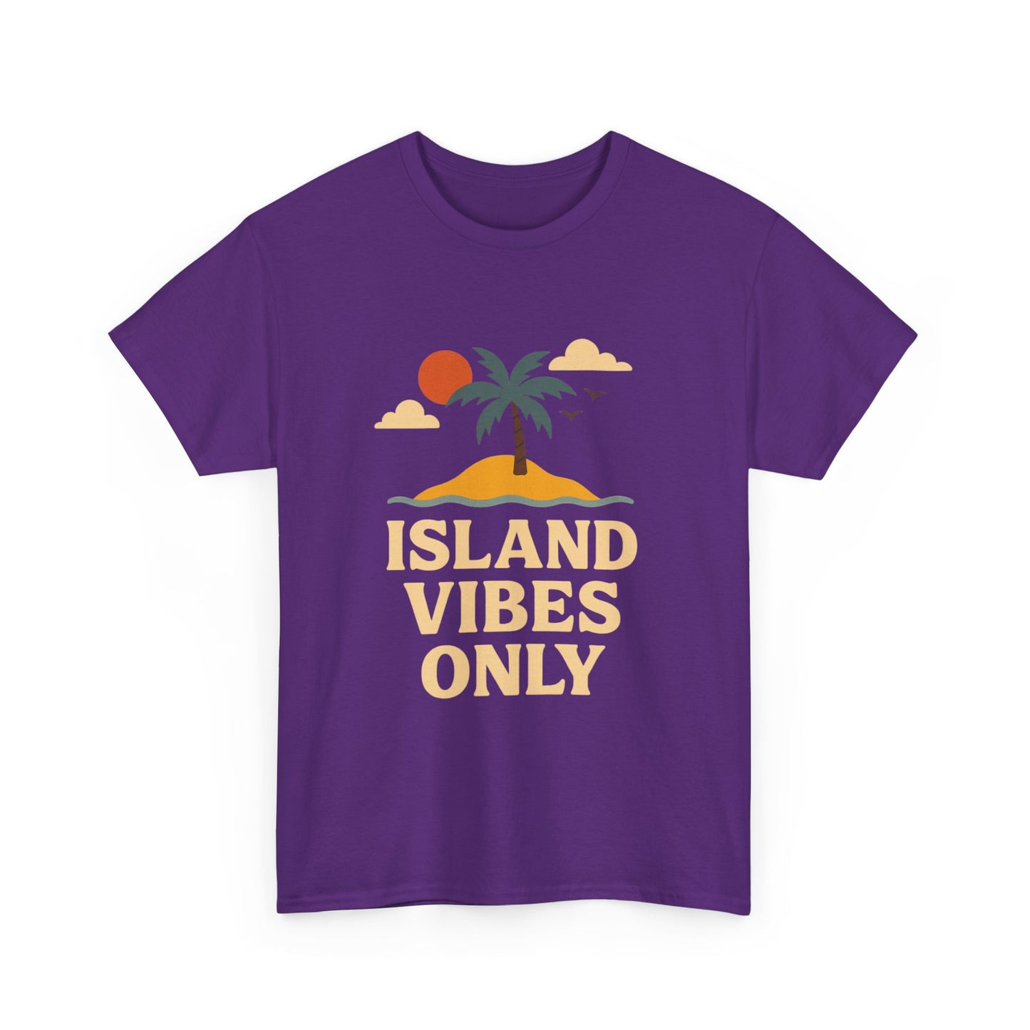 Island Vibes Only Unisex Cotton Tee | Summer Beach T-Shirt