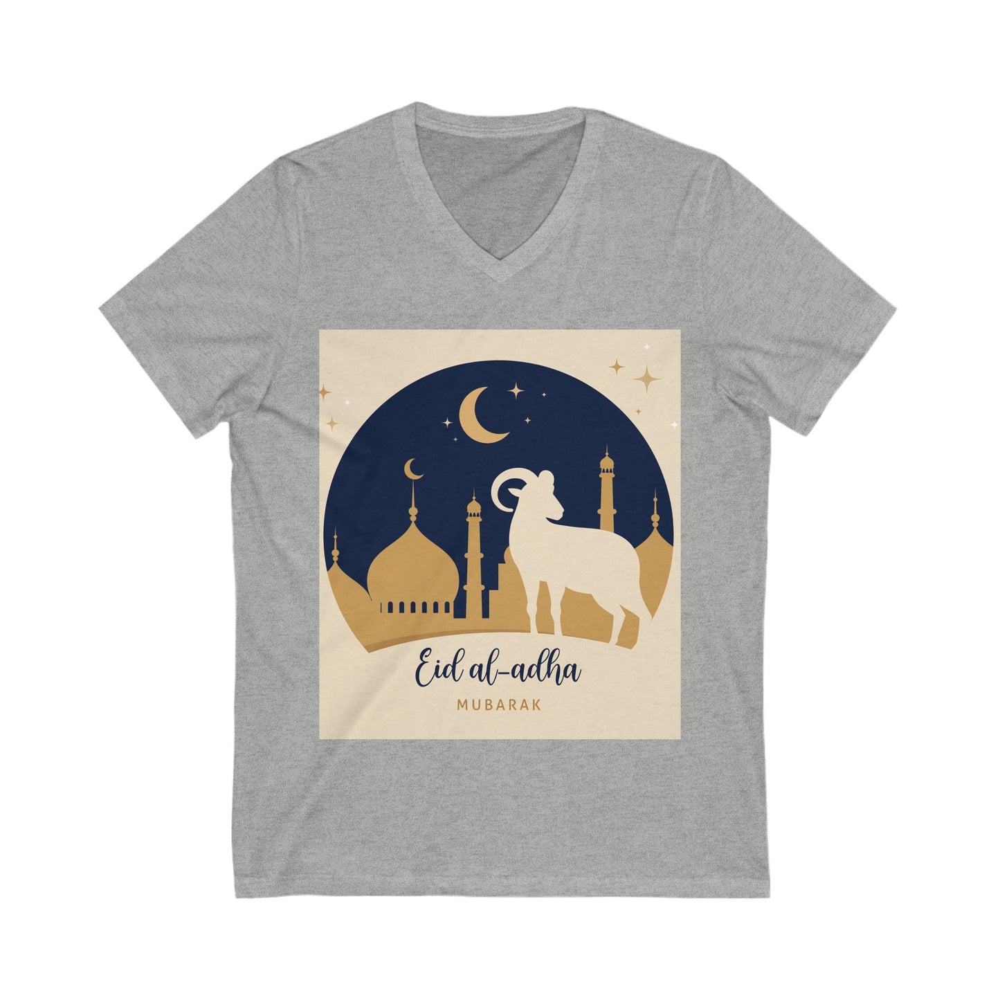 Eid al-Adha Unisex V-Neck T-Shirt – Celebrate in Style