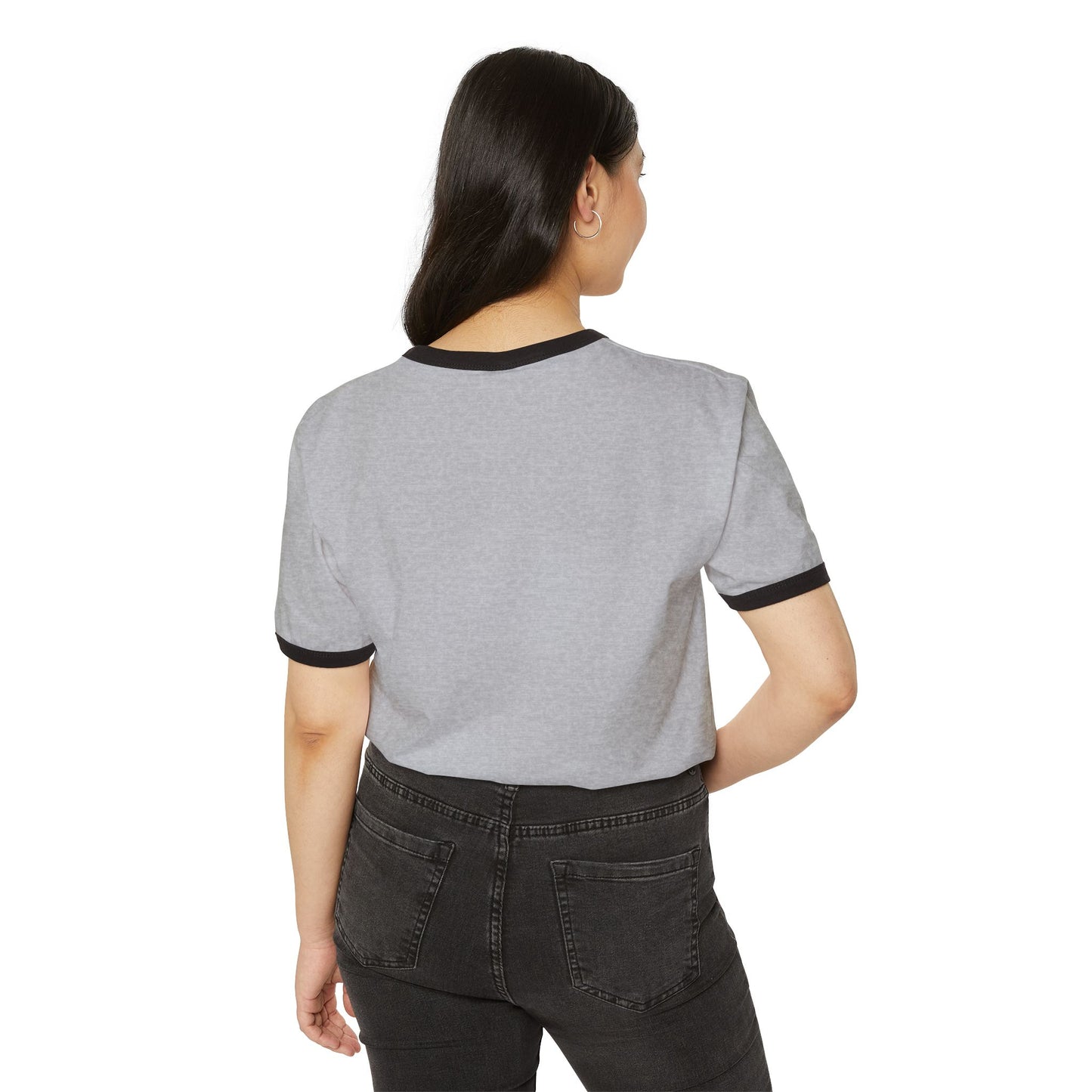 Bold Tiger Ringer Tee – Unisex Cotton Streetwear Style