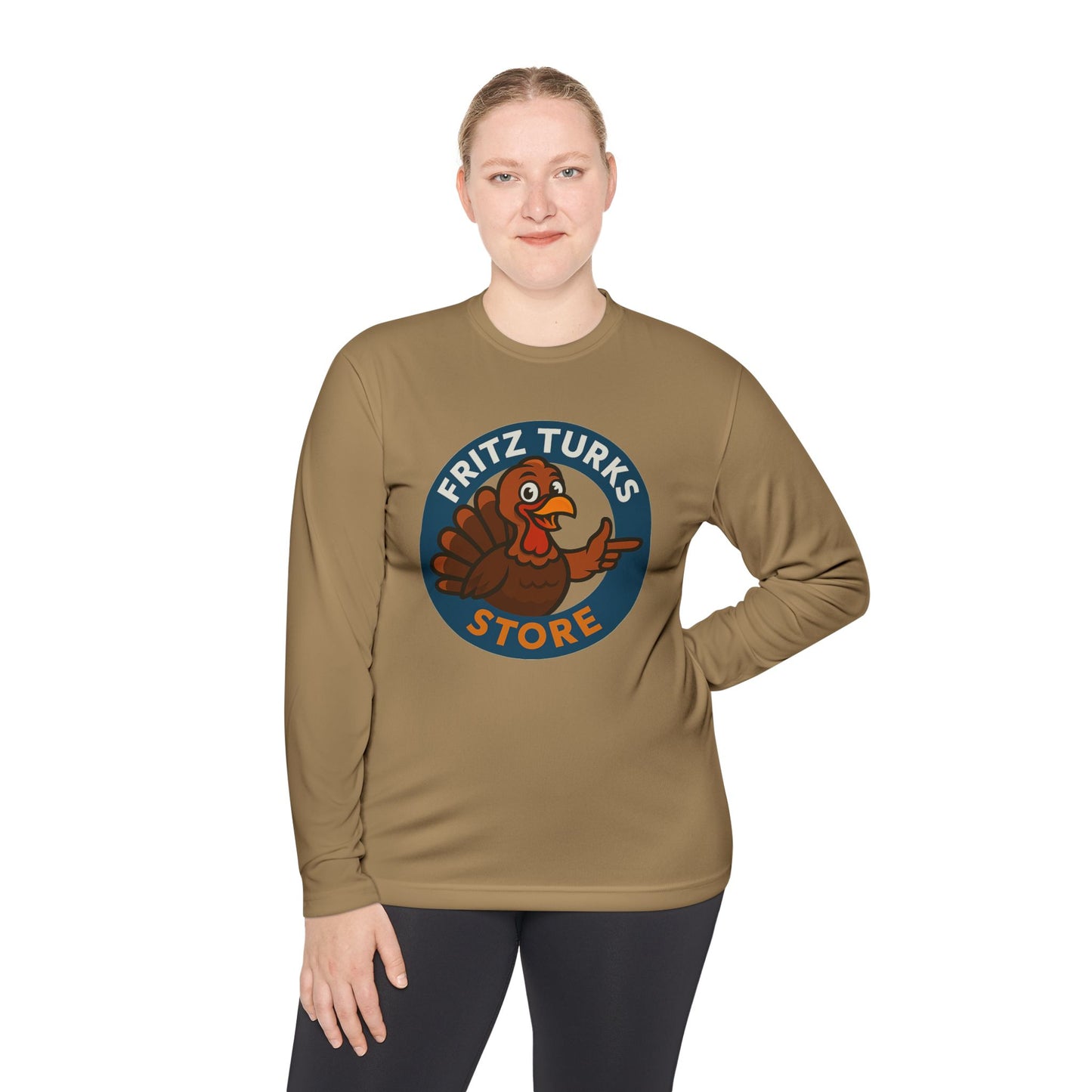 Thanksgiving Unisex Long Sleeve Tee – Fritz Turks Store Logo Casual Holiday Shirt