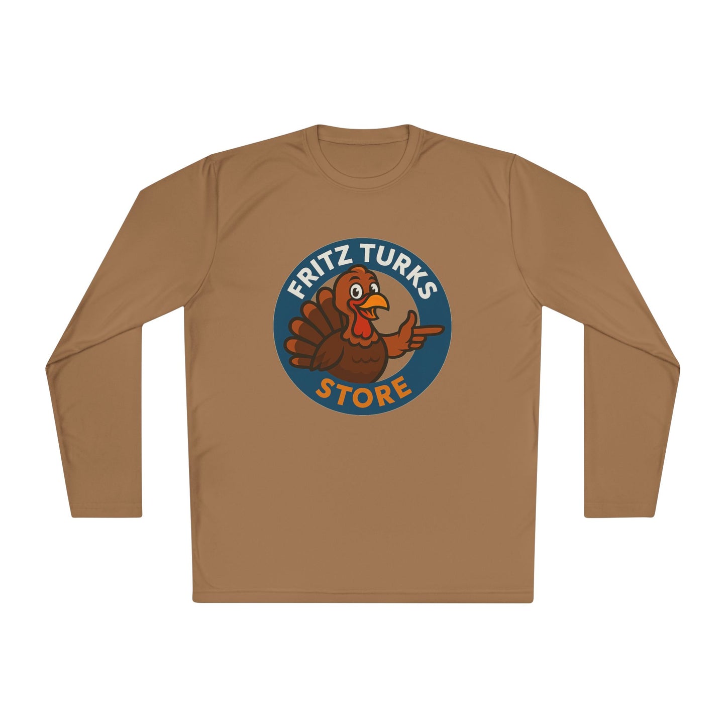 Thanksgiving Unisex Long Sleeve Tee – Fritz Turks Store Logo Casual Holiday Shirt