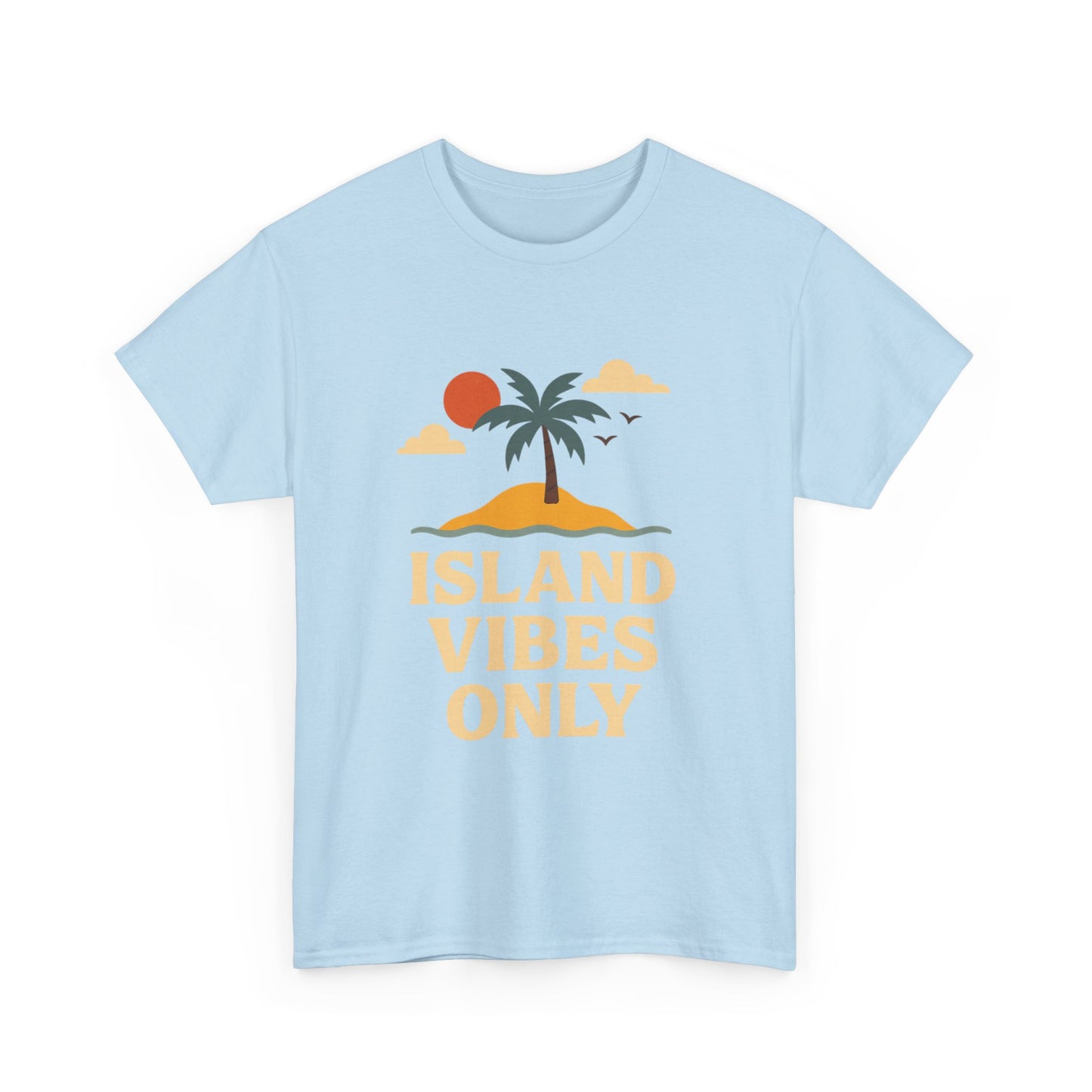 Island Vibes Only Unisex Cotton Tee | Summer Beach T-Shirt
