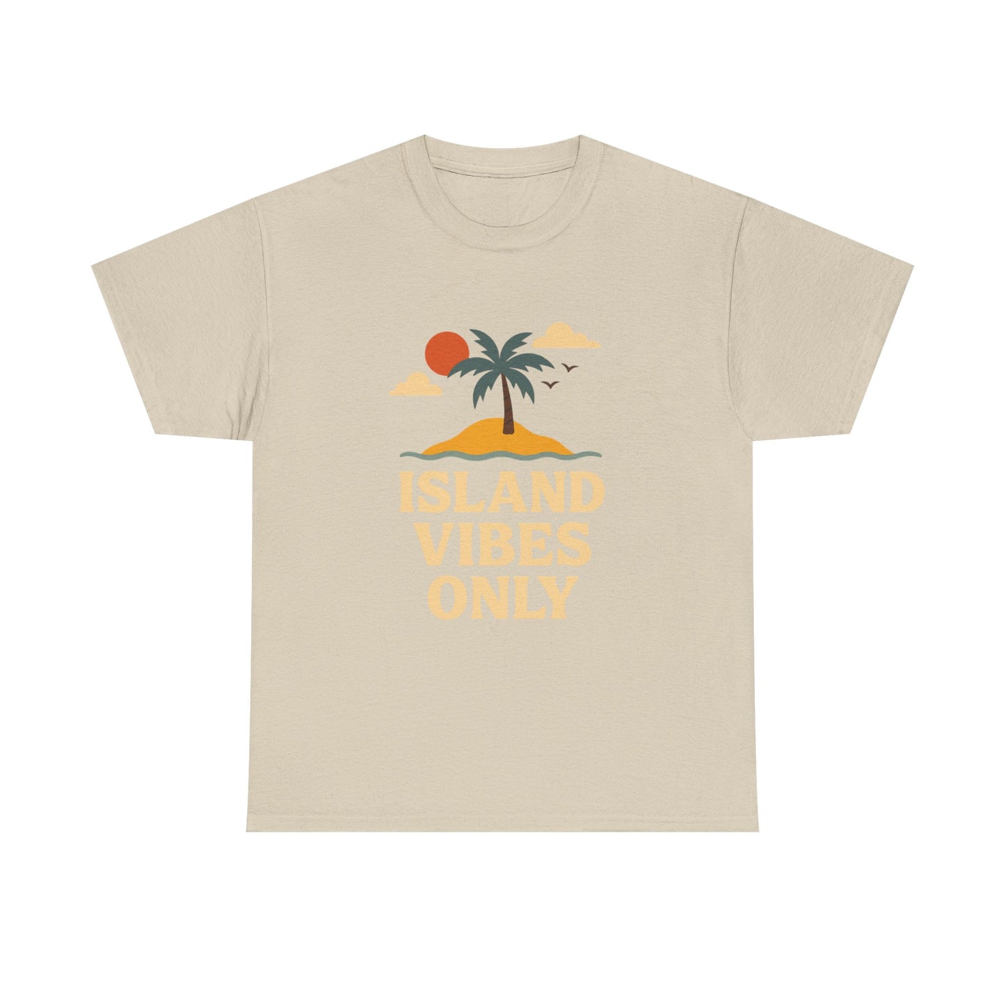 Island Vibes Only Unisex Cotton Tee | Summer Beach T-Shirt