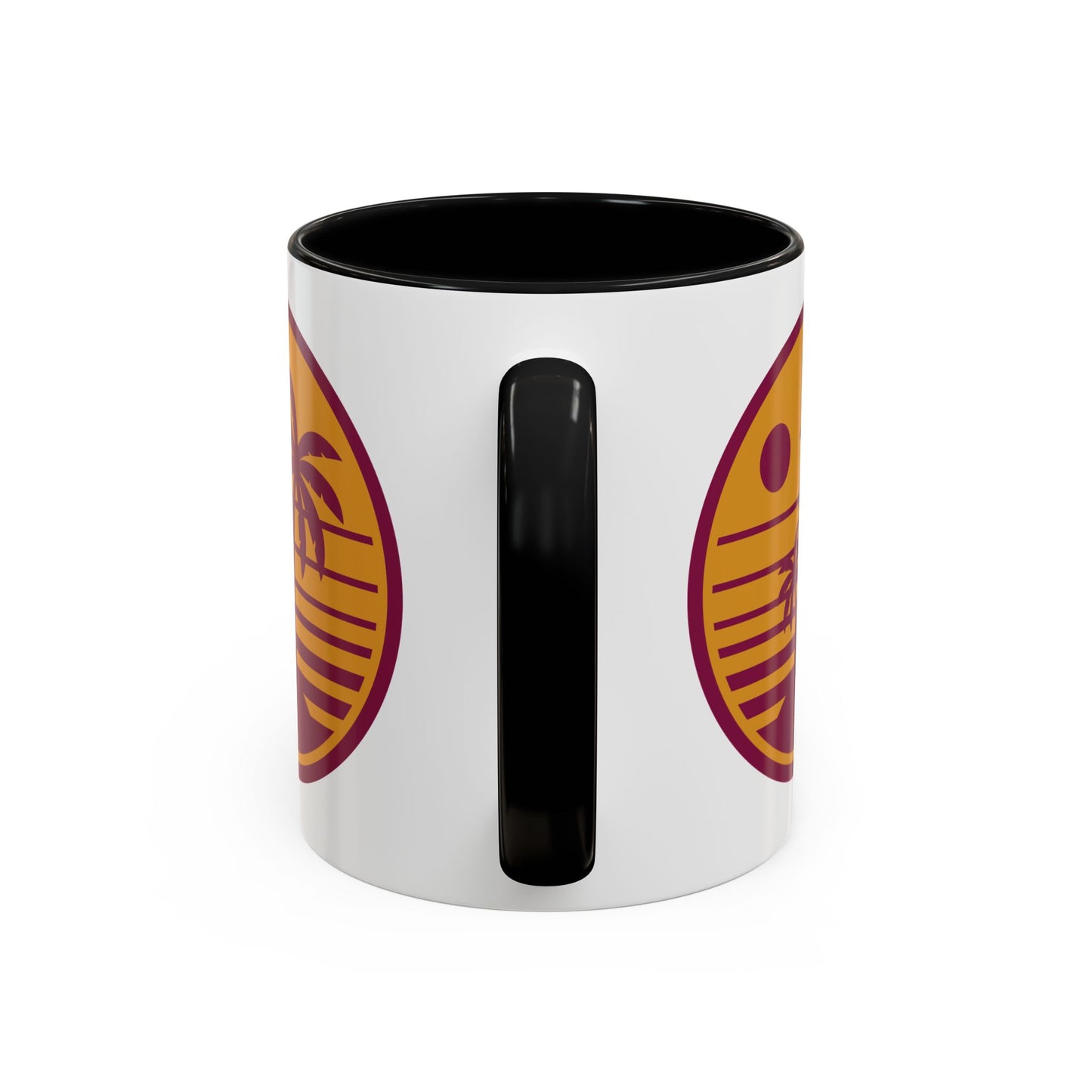 “Palm Tree Sunset Mug – Fritz Turks Digital