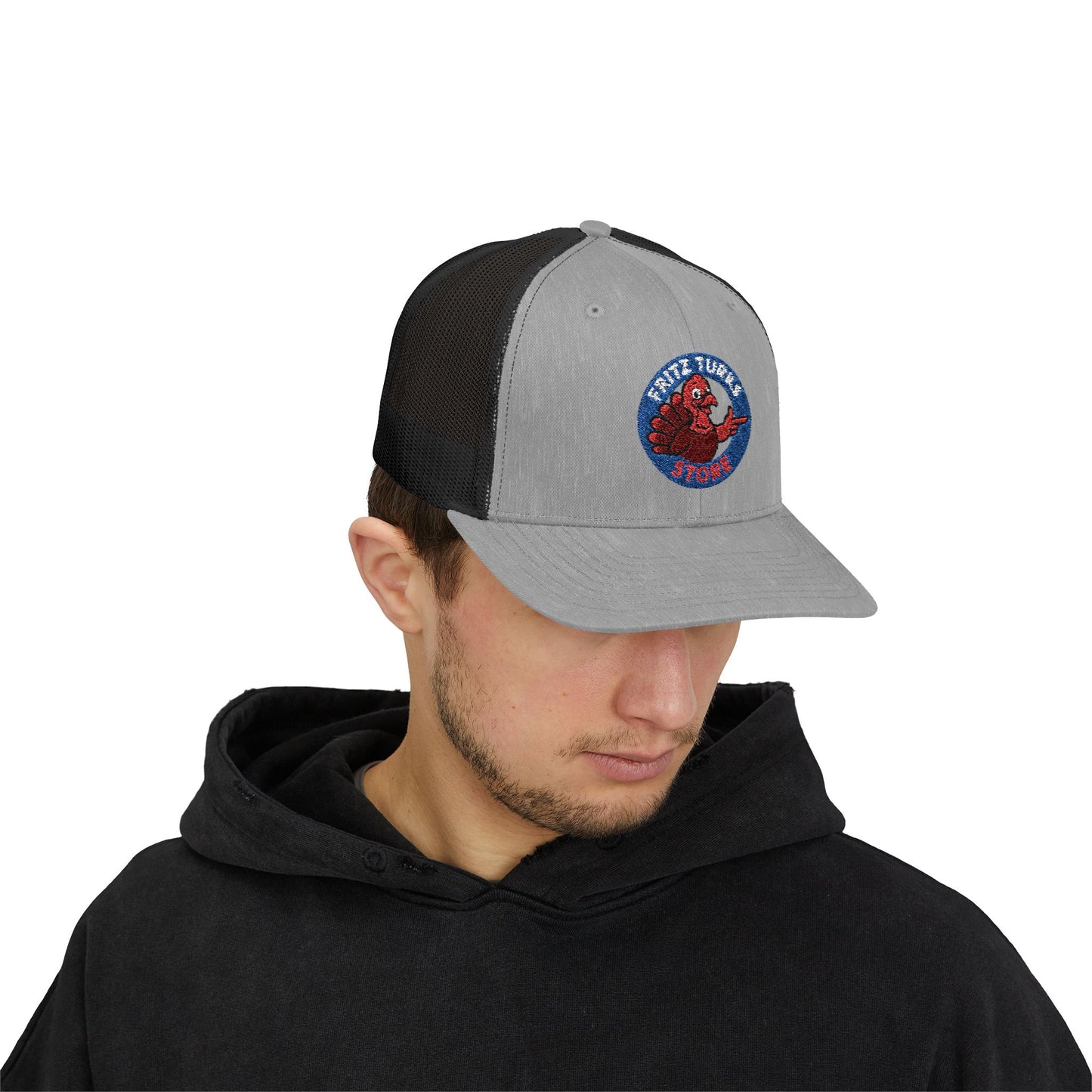 Fritz Turks Store Logo Snapback Trucker Cap – Casual & Trendy Headwear