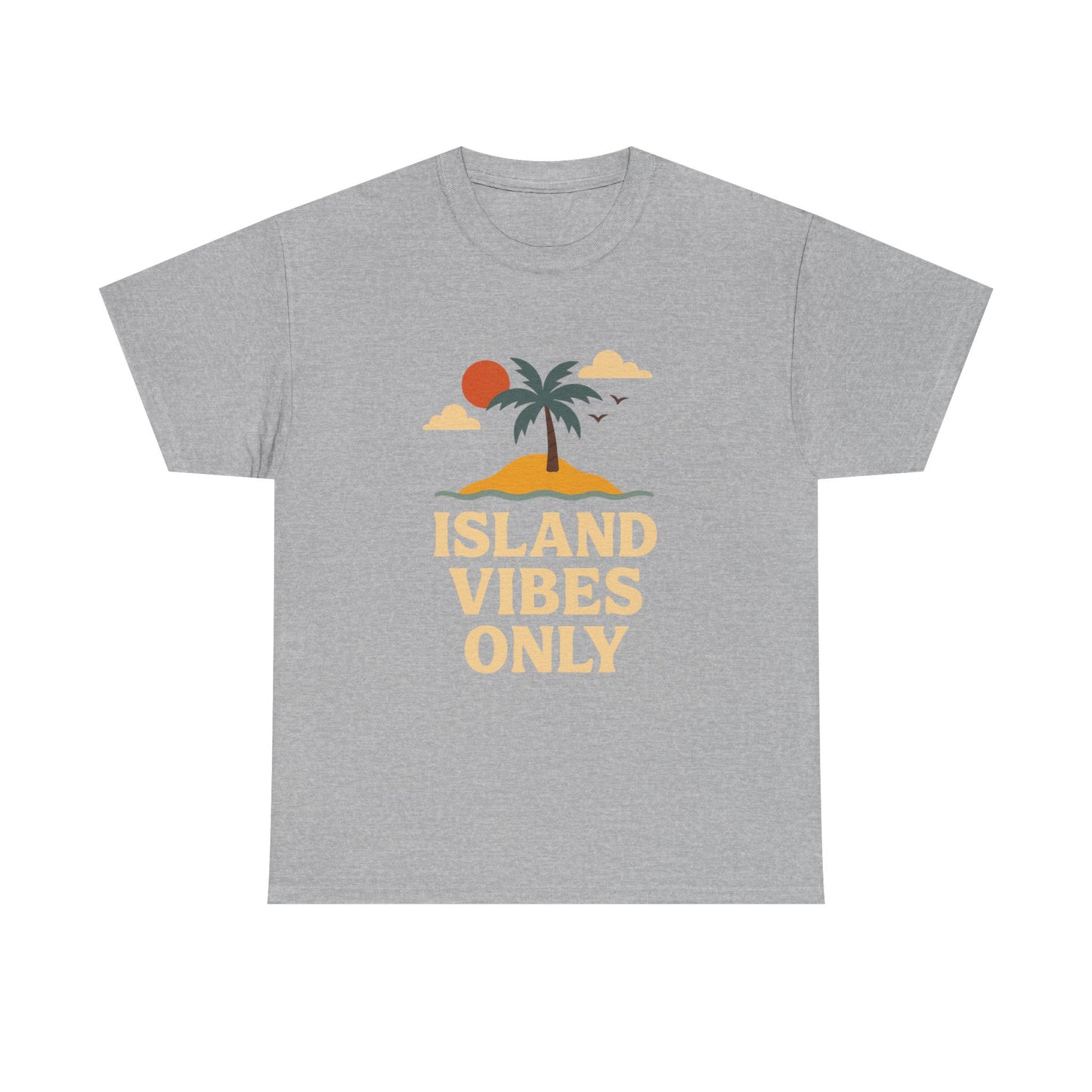 Island Vibes Only Unisex Cotton Tee | Summer Beach T-Shirt