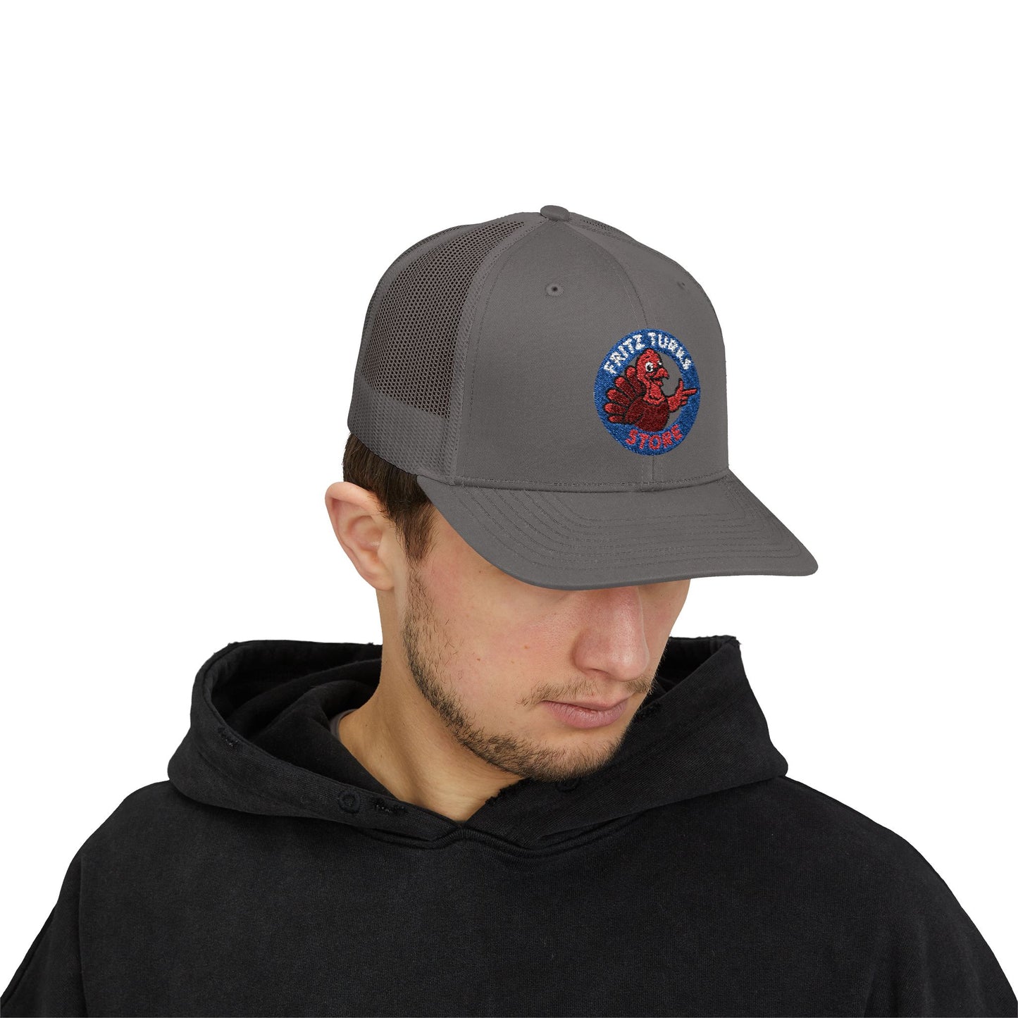 Fritz Turks Store Logo Snapback Trucker Cap – Casual & Trendy Headwear