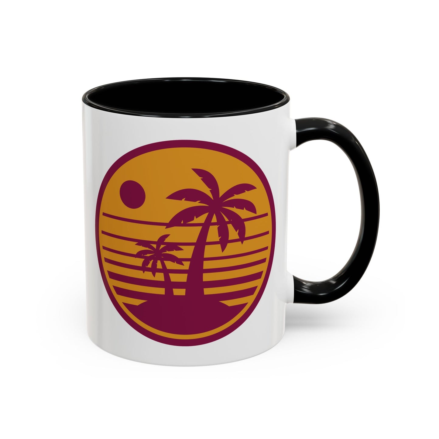 “Palm Tree Sunset Mug – Fritz Turks Digital