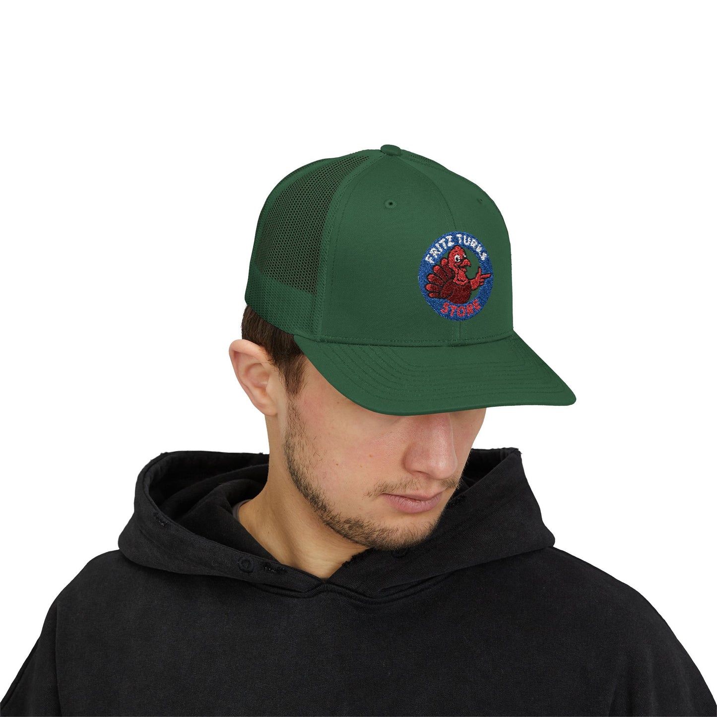 Fritz Turks Store Logo Snapback Trucker Cap – Casual & Trendy Headwear