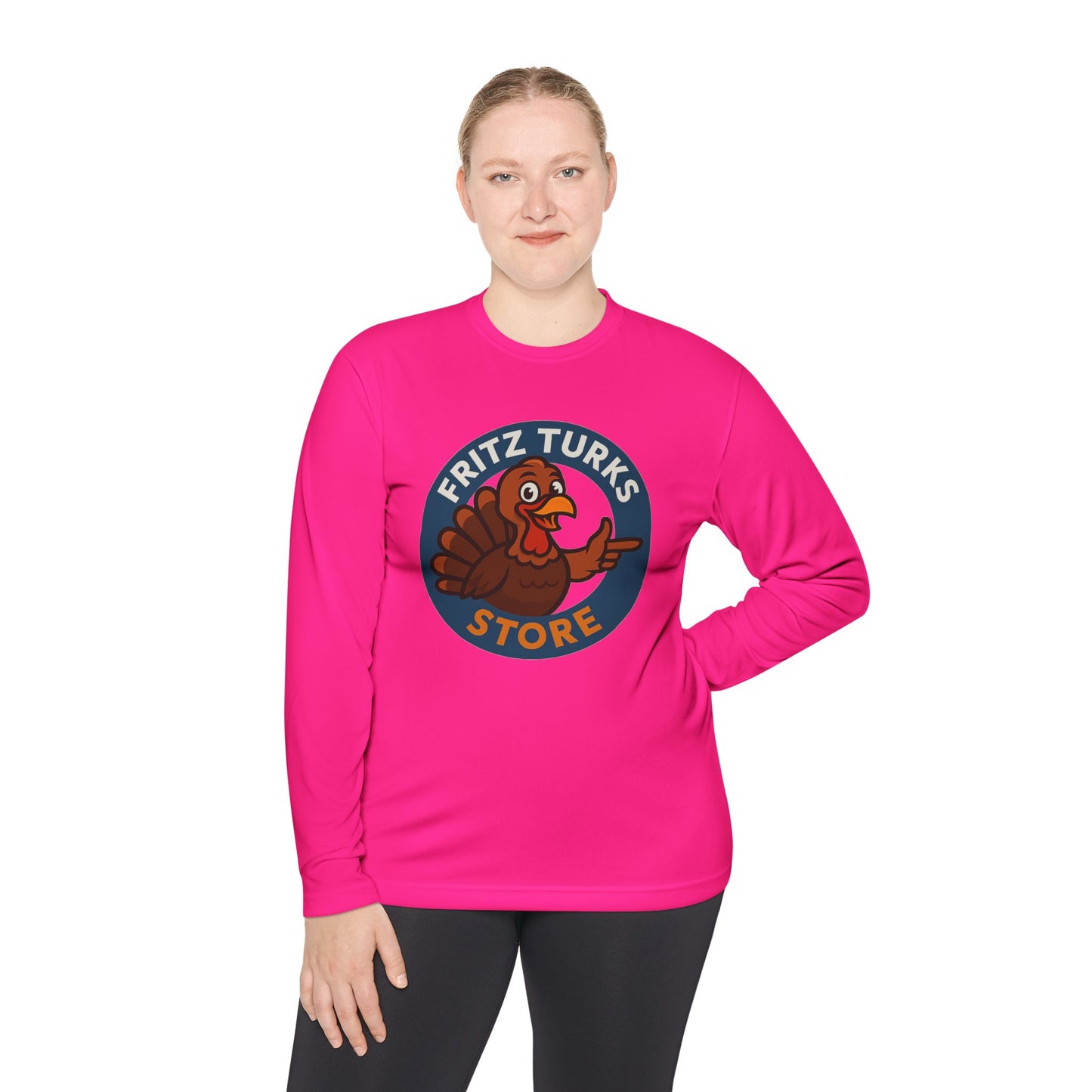Thanksgiving Unisex Long Sleeve Tee – Fritz Turks Store Logo Casual Holiday Shirt