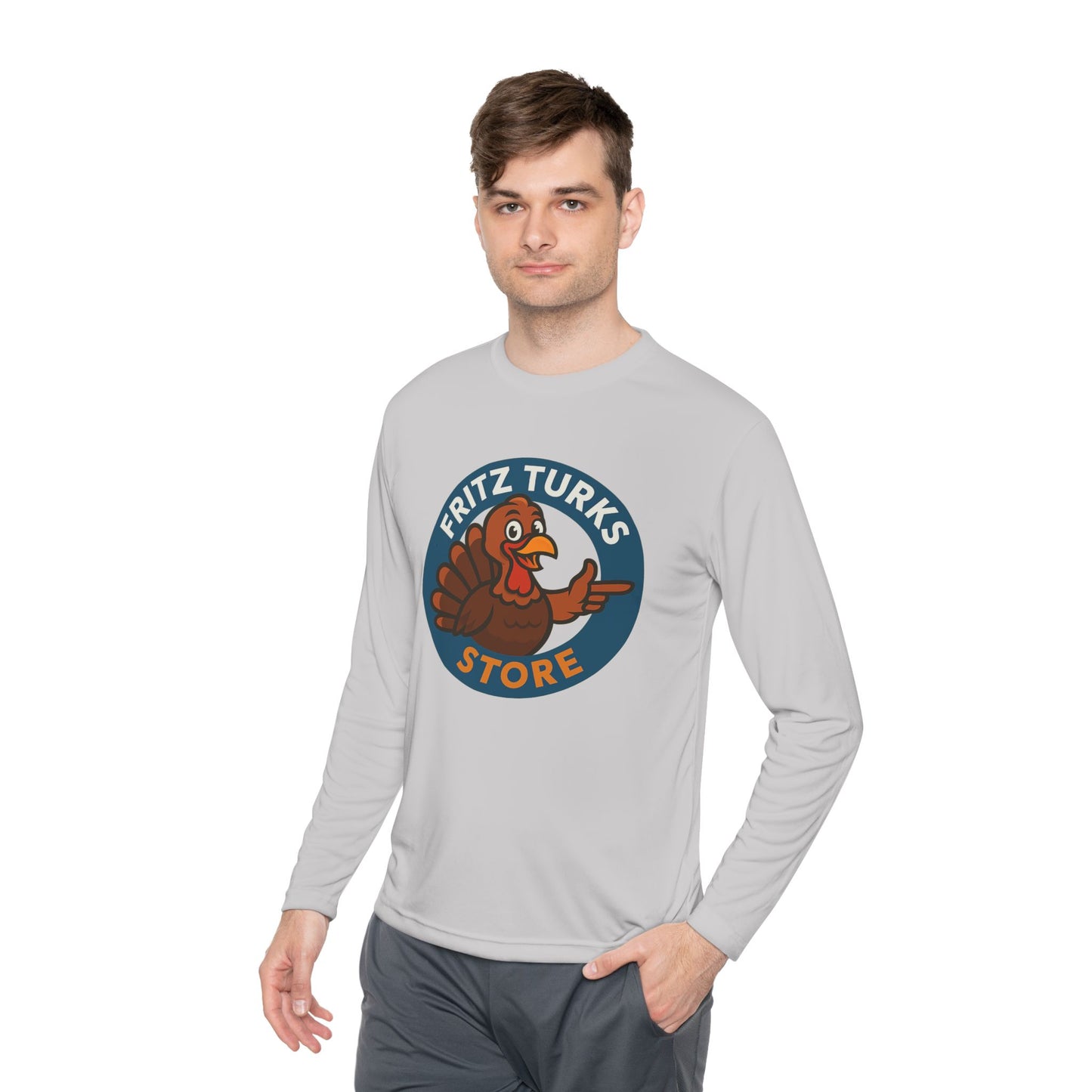 Thanksgiving Unisex Long Sleeve Tee – Fritz Turks Store Logo Casual Holiday Shirt