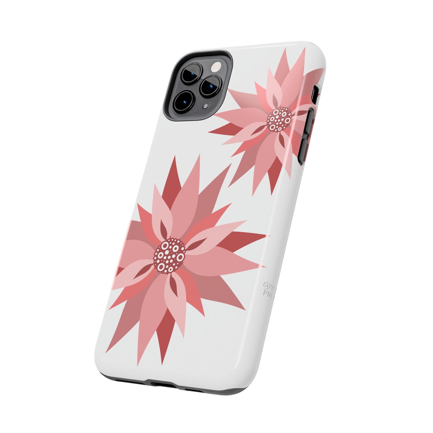 Floral Tough Phone Case – Stylish & Durable Protective Cover for iPhone 11