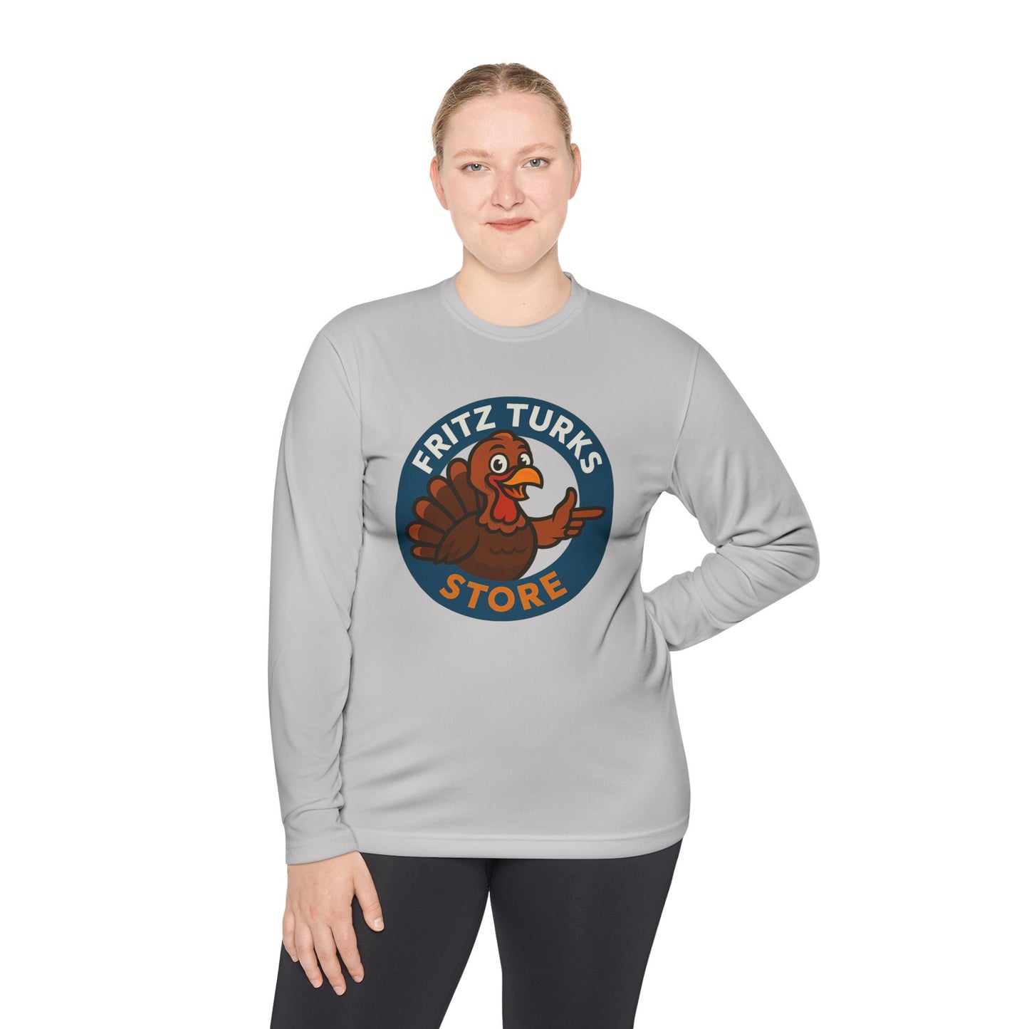 Thanksgiving Unisex Long Sleeve Tee – Fritz Turks Store Logo Casual Holiday Shirt