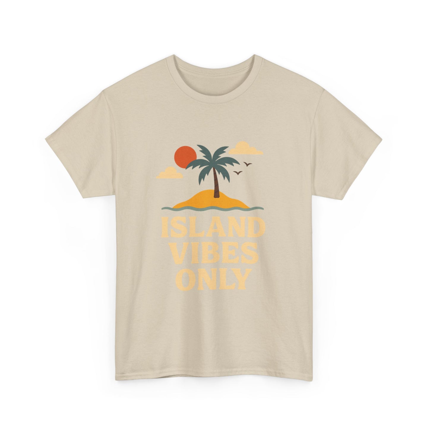 Island Vibes Only Unisex Cotton Tee | Summer Beach T-Shirt