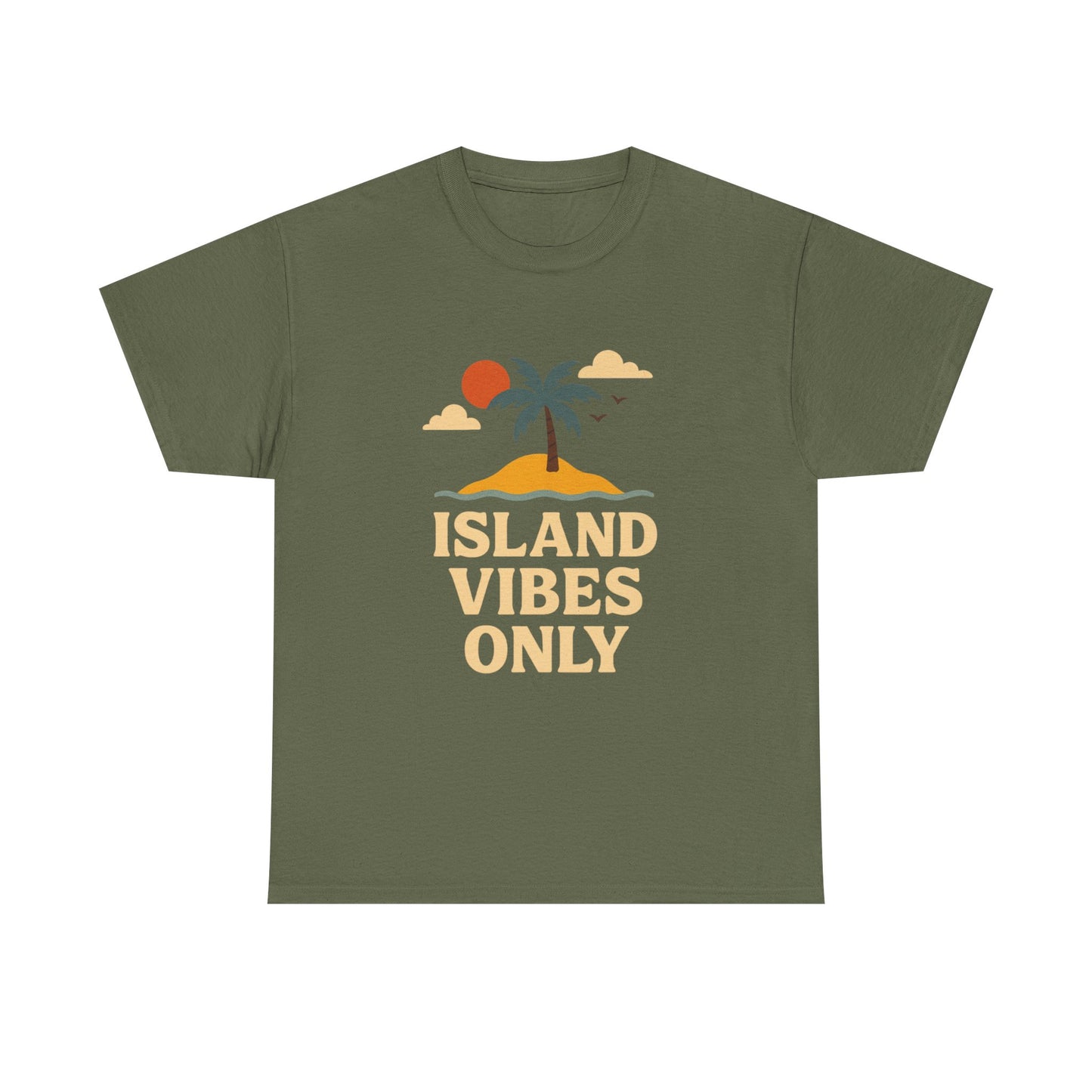 Island Vibes Only Unisex Cotton Tee | Summer Beach T-Shirt