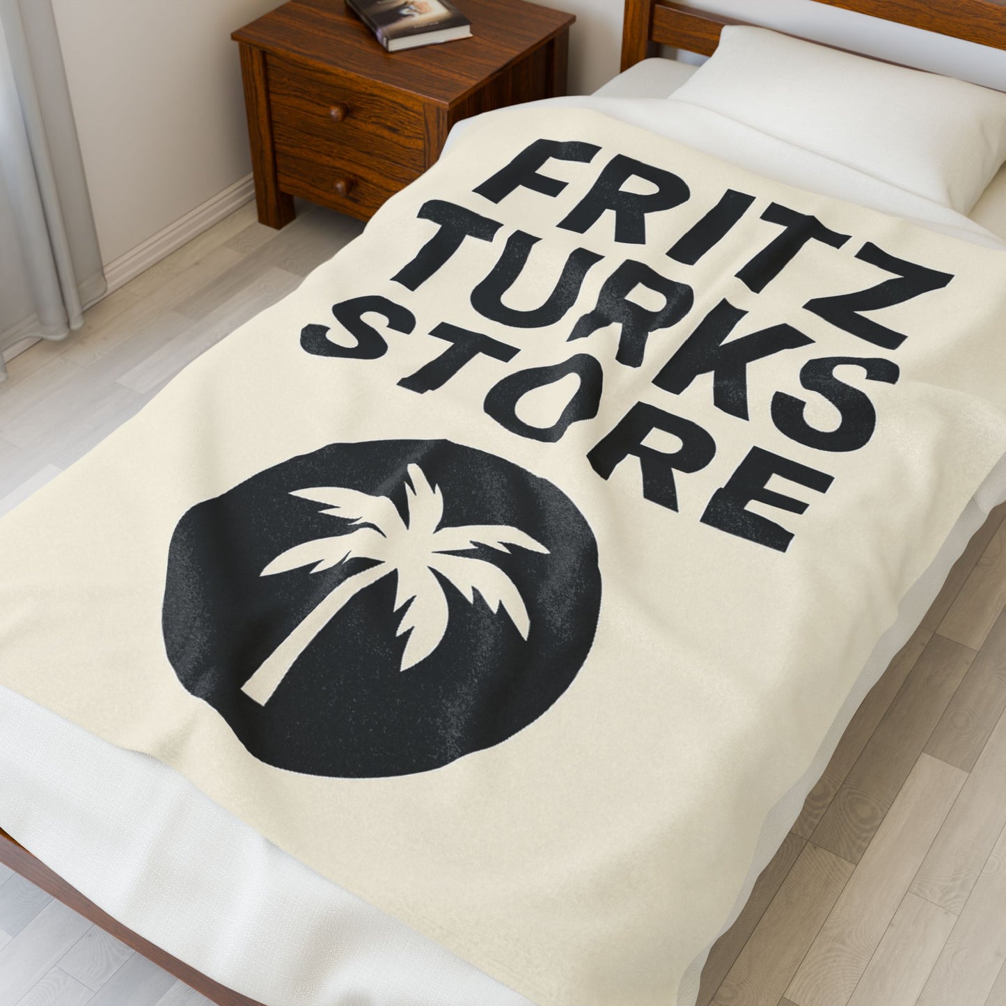 Cozy Velveteen Plush Blanket – Fritz Turks Store Design | Soft & Stylish Throw